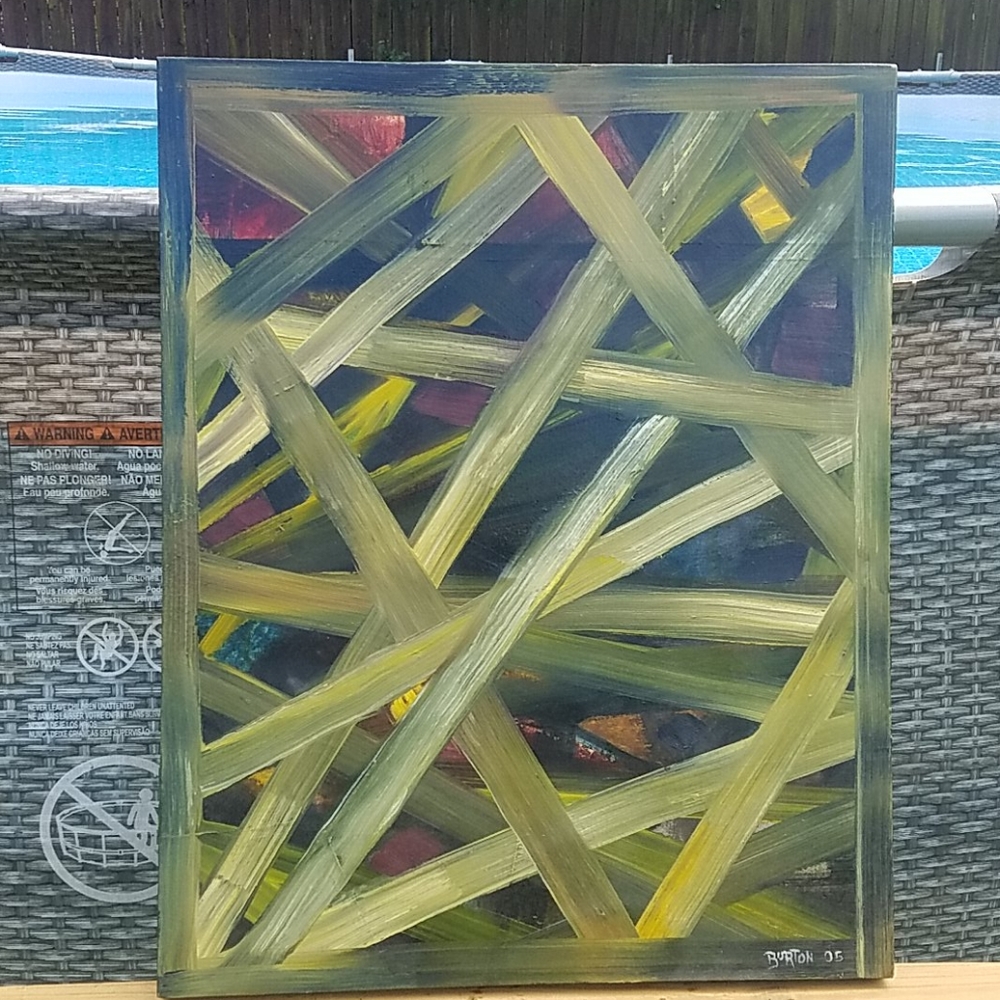 Abstract Original Oil Painting